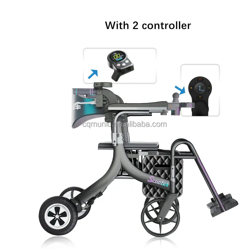 Electric Rollator Walker Motorised Wheelchair
