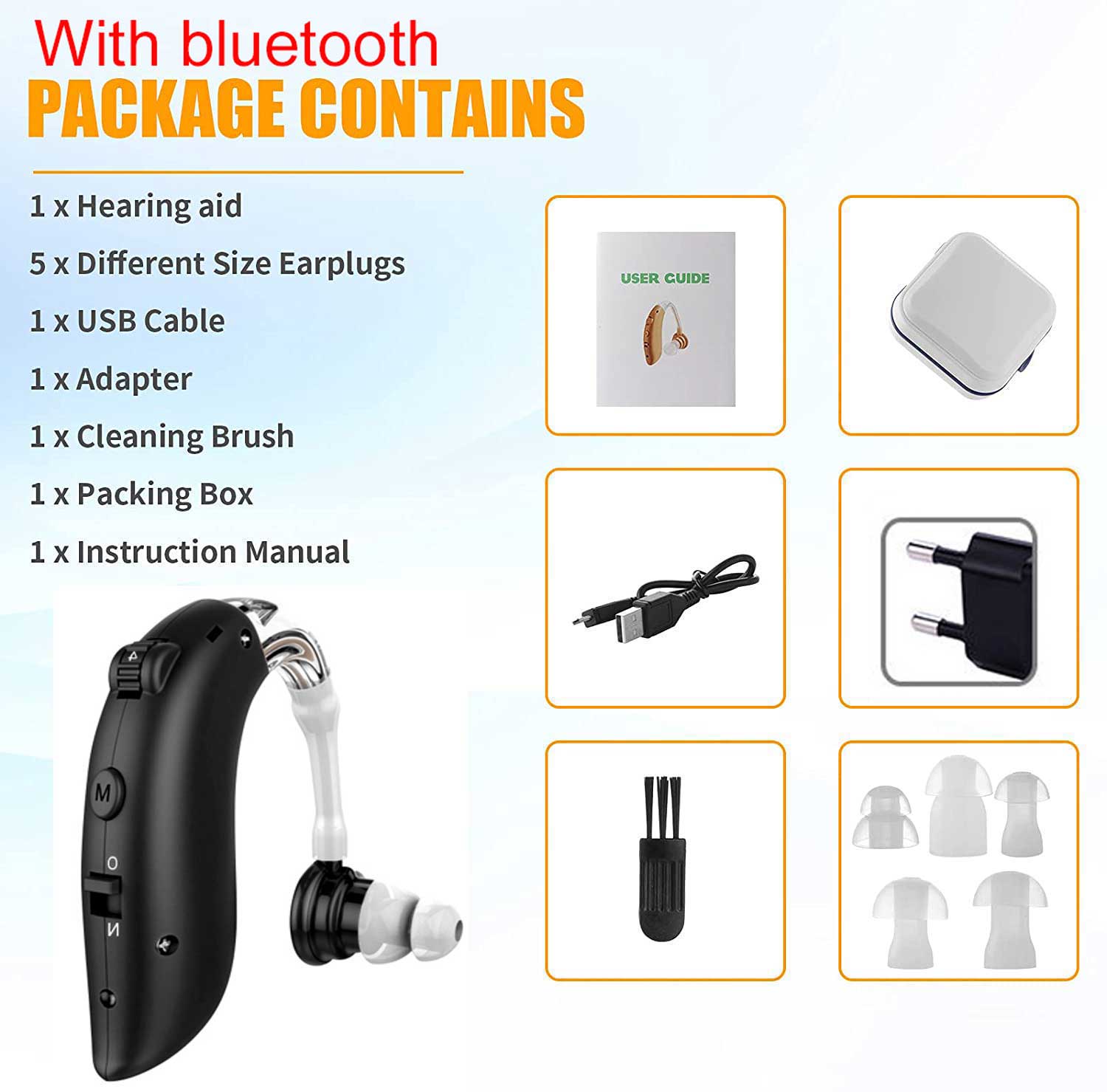 Bluetooth Hearing Aid Sound Amplifier