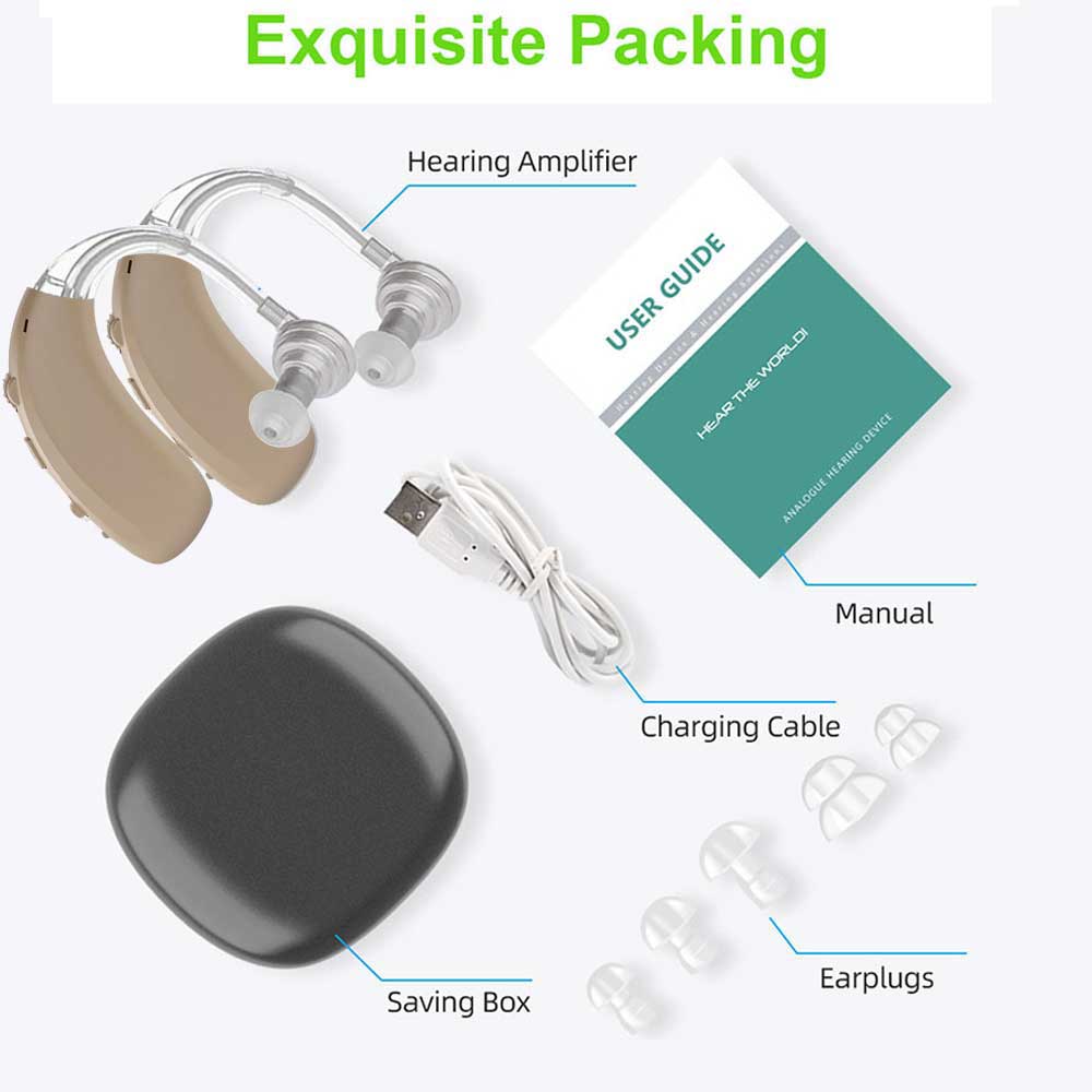 Bluetooth Hearing Aids Hearing Aid Sound Amplifier Mobilability